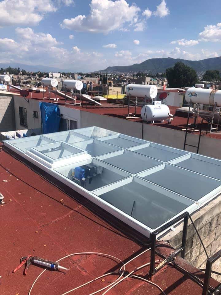 Domos con cristal templado en Irapuato