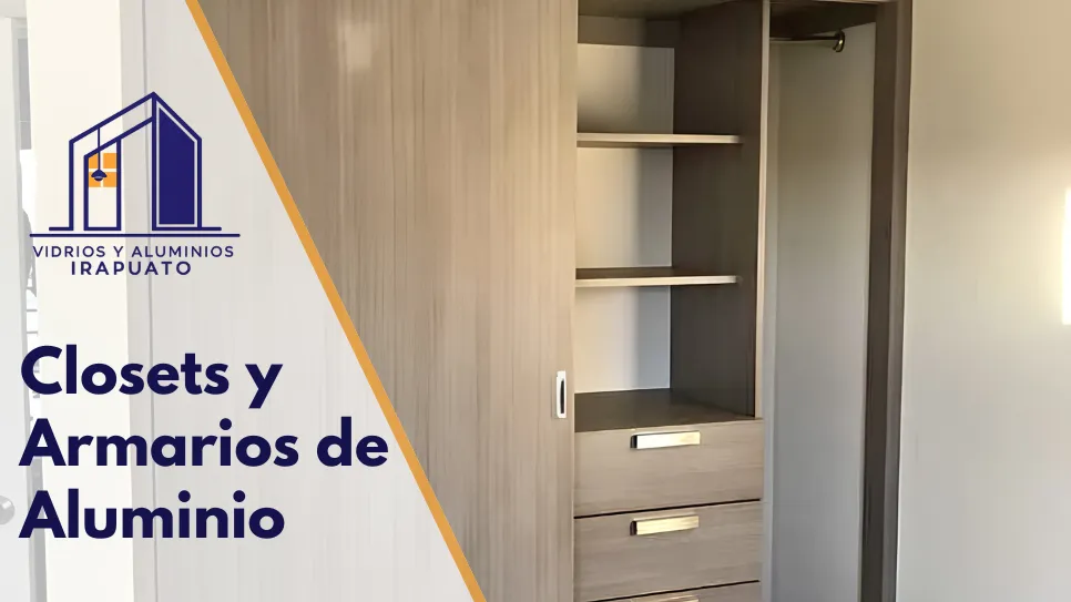 Closet de aluminio para recámara en Irapuato